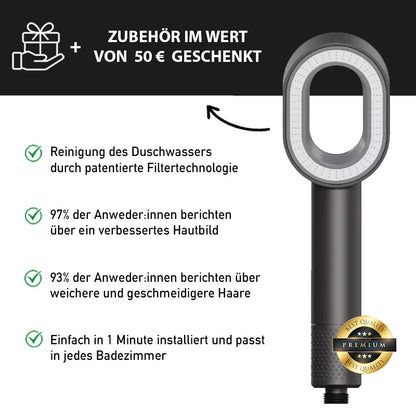Doyoo Pure™ 3in1 Premium Filterduschkopf